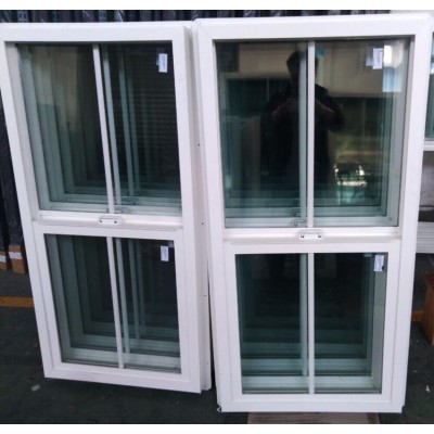 Hurricane Impact American Style 82 Series upvc Single Hung Window from Chinese Supplier